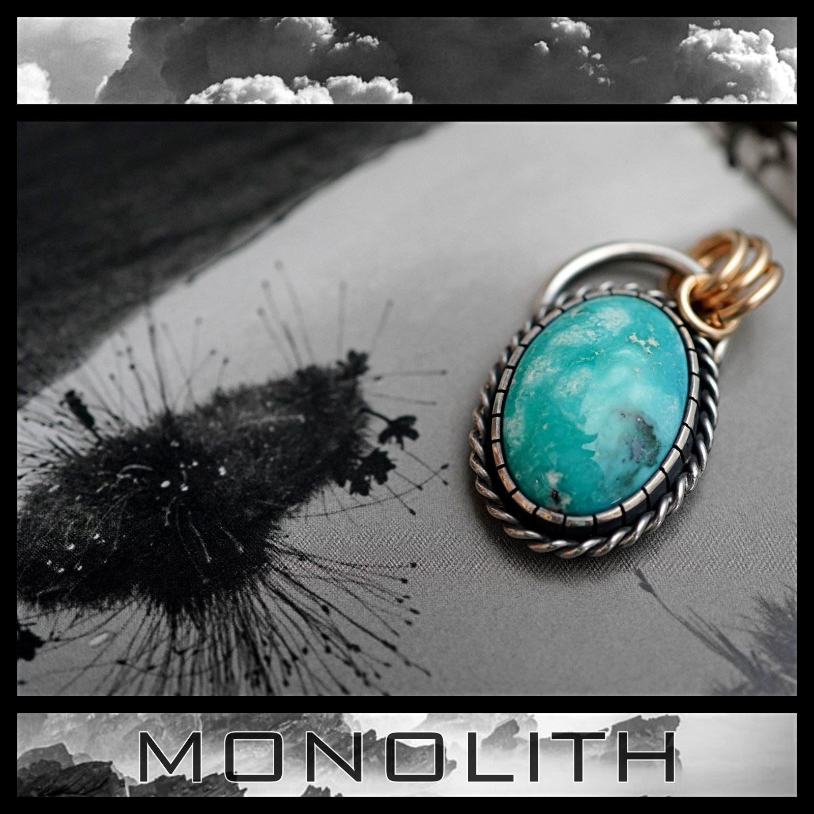 White water綠松石【吊墜】