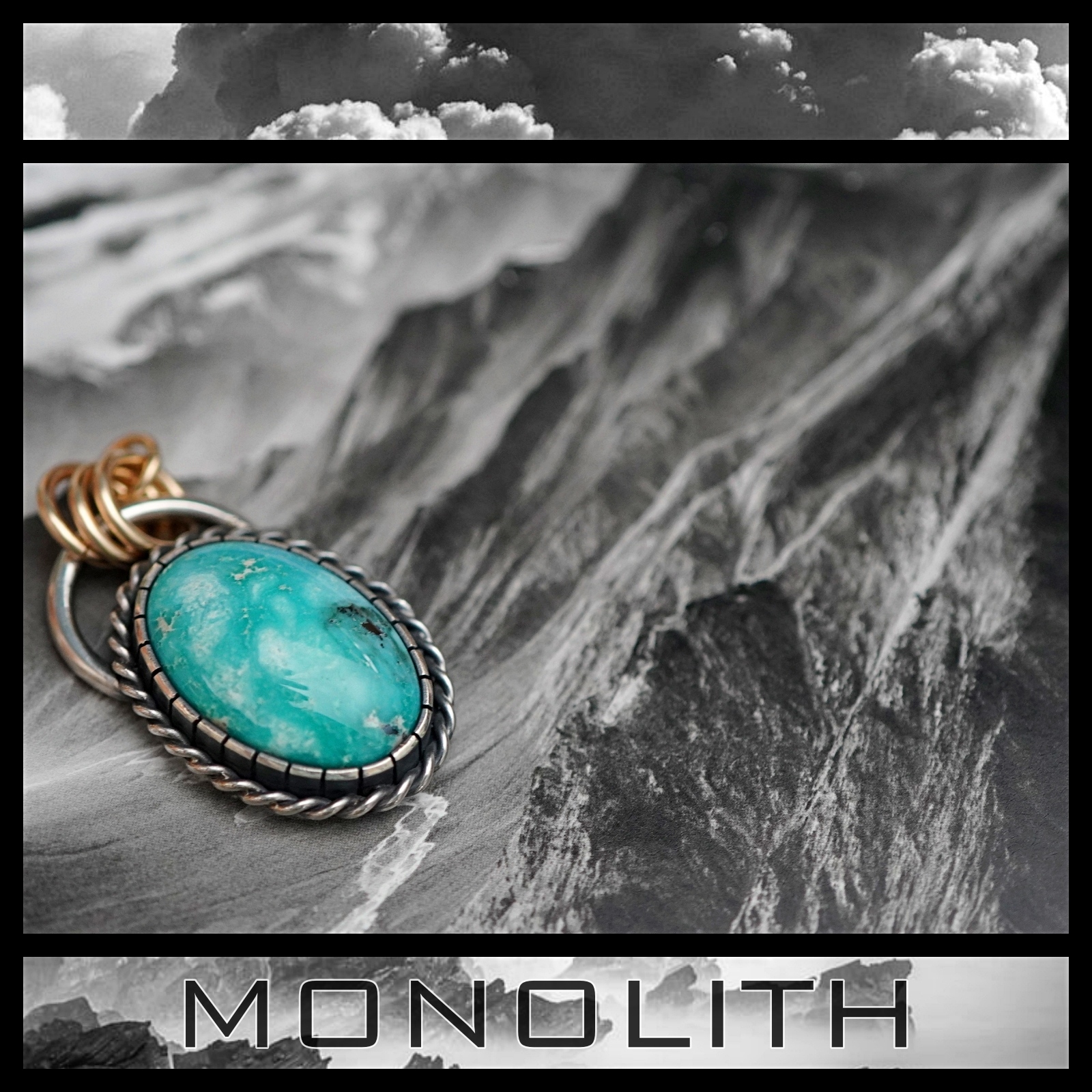 White water綠松石【吊墜】