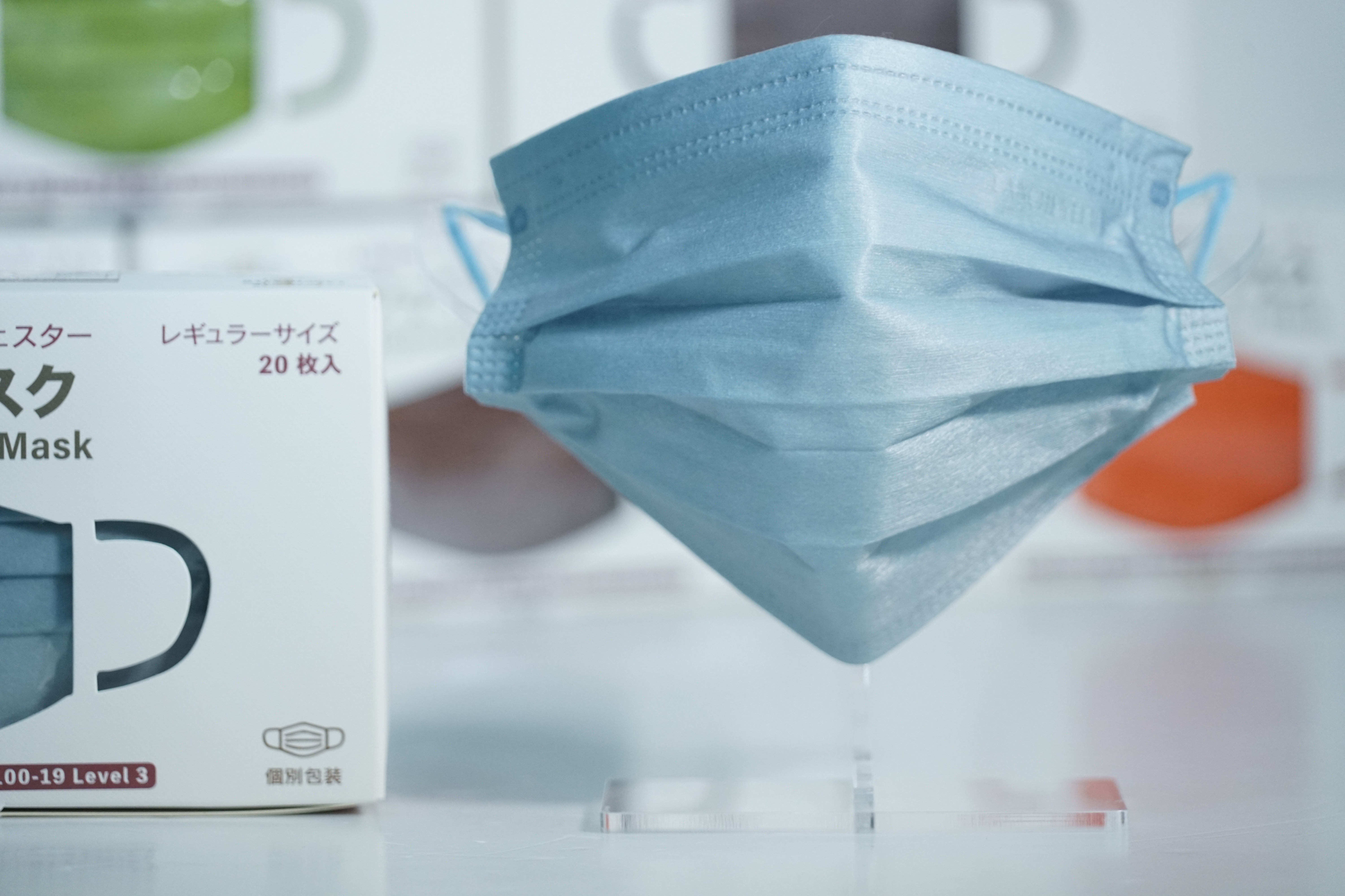 【黑金星光系列】Lanchester 成人三層ASTM LV3 防護口罩 美藍色二十片 獨立包裝 (多項證書認證/信心保證)