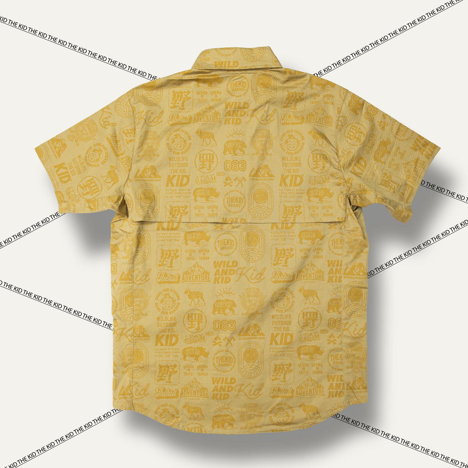 KID ® 野生動物滿板套裝 短袖襯衫