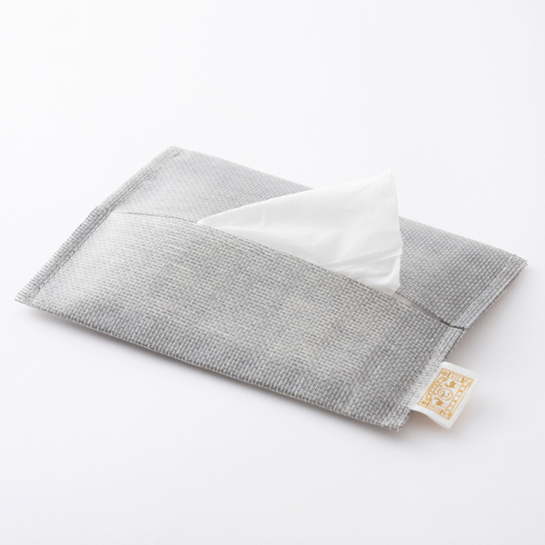 中川政七－蚊帳材質面紙收納袋／藍