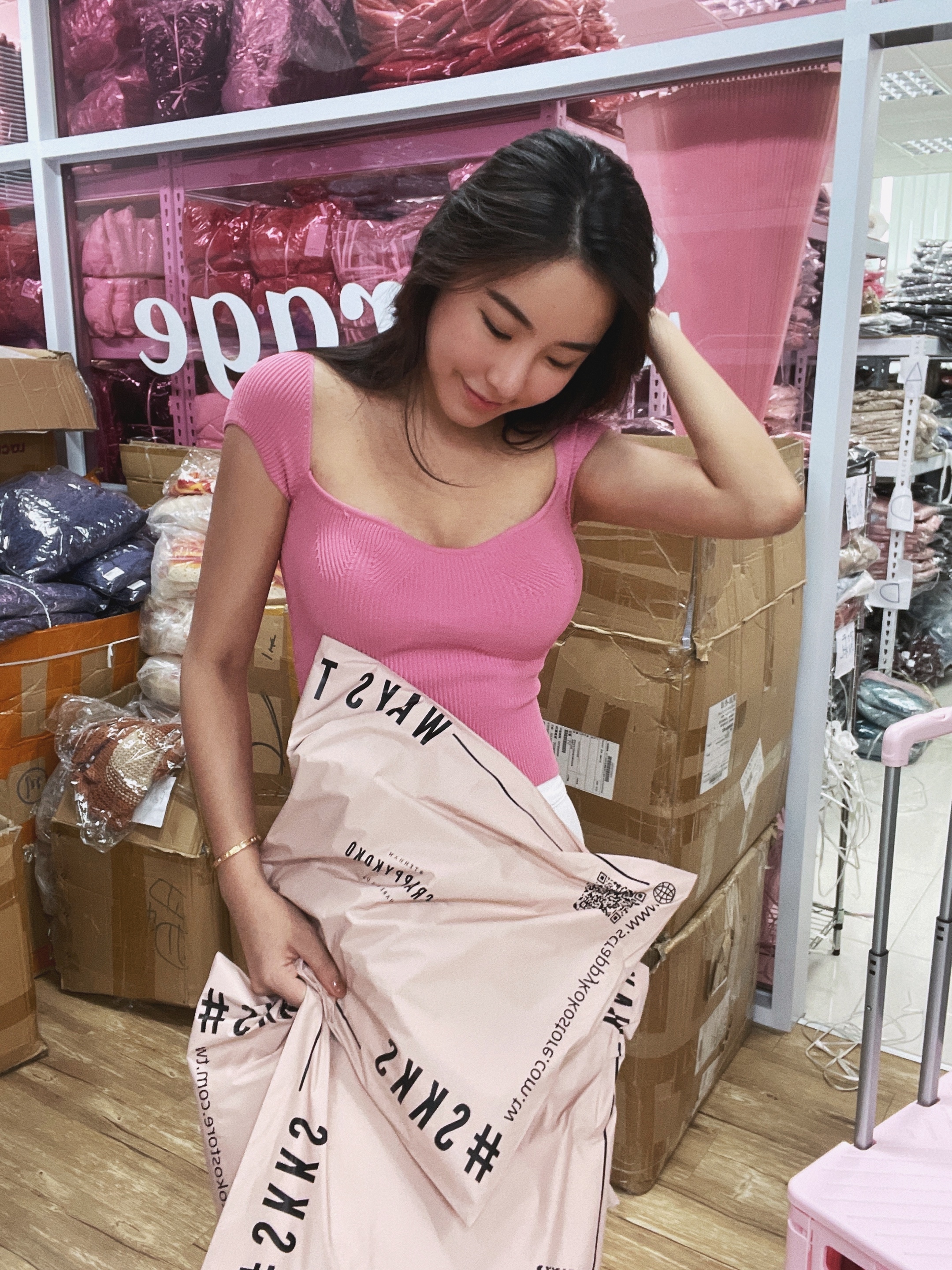 Frances 針織短袖上衣