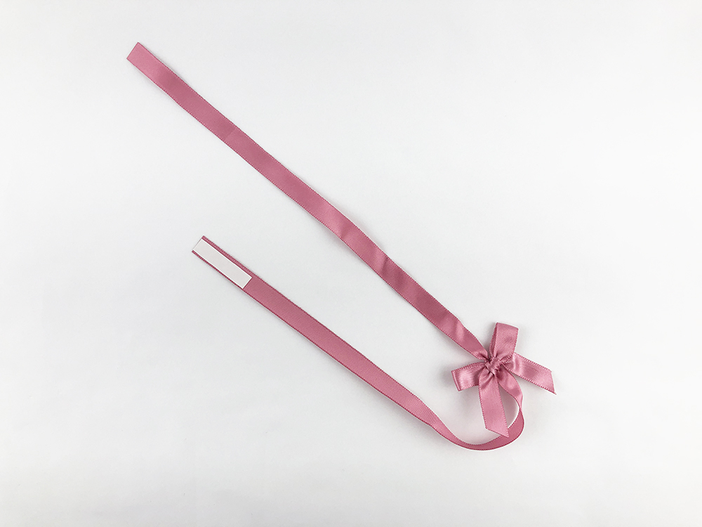 灰玫瑰色蝴蝶結＋垂直繞盒/背膠款X100個_品牌愛用(現貨)