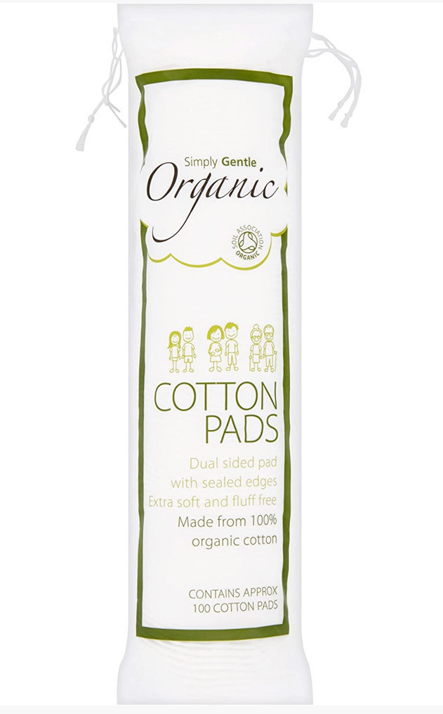 Simply Gentle organic cotton pads 100pcs.