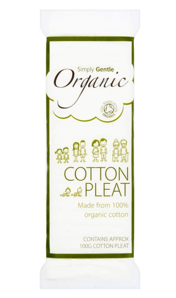 Simply gentle organic cotton pleat