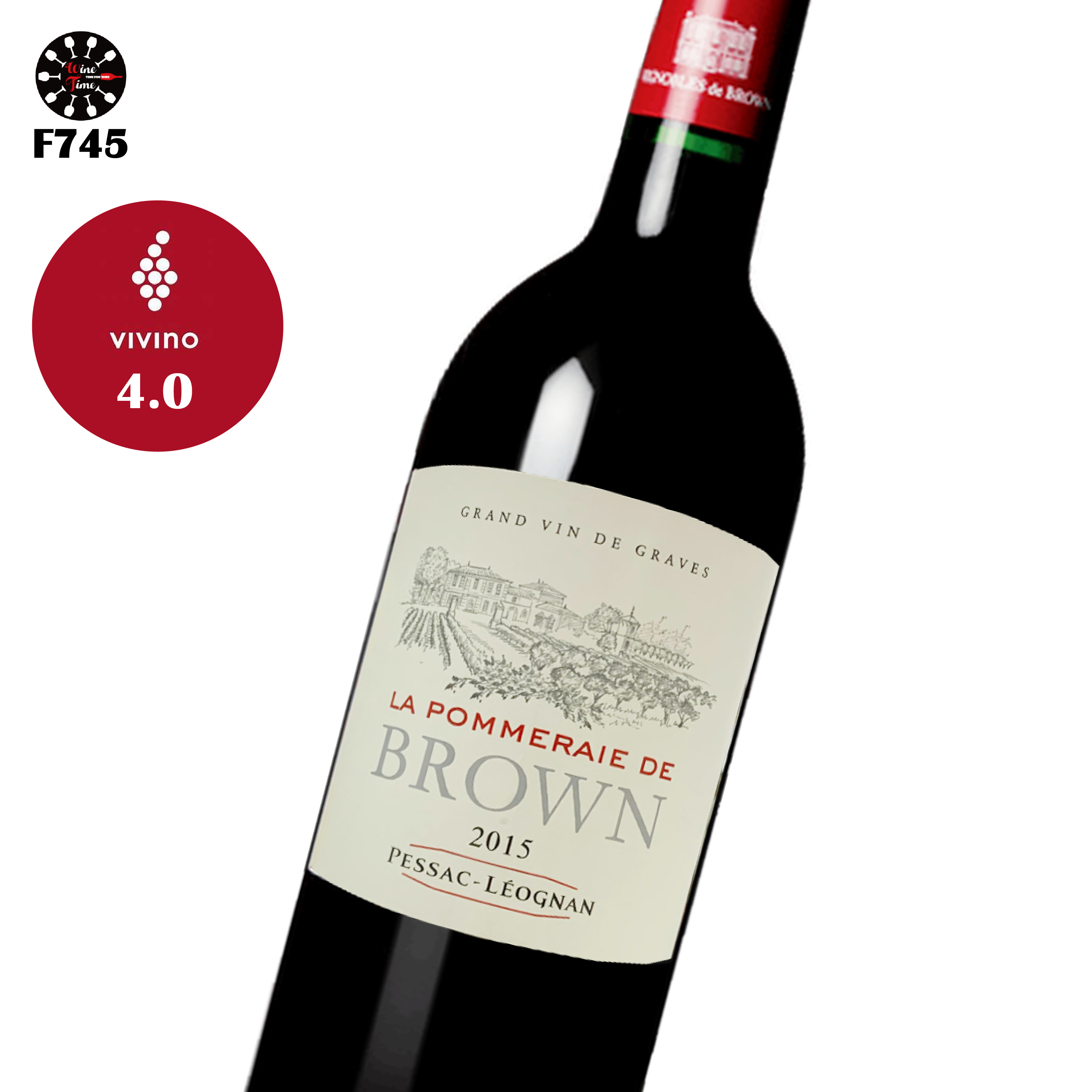 La Pommeraie De Brown 2015 Pessac Leognan副牌|wine time