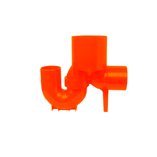 PVC防臭接頭-桔厚