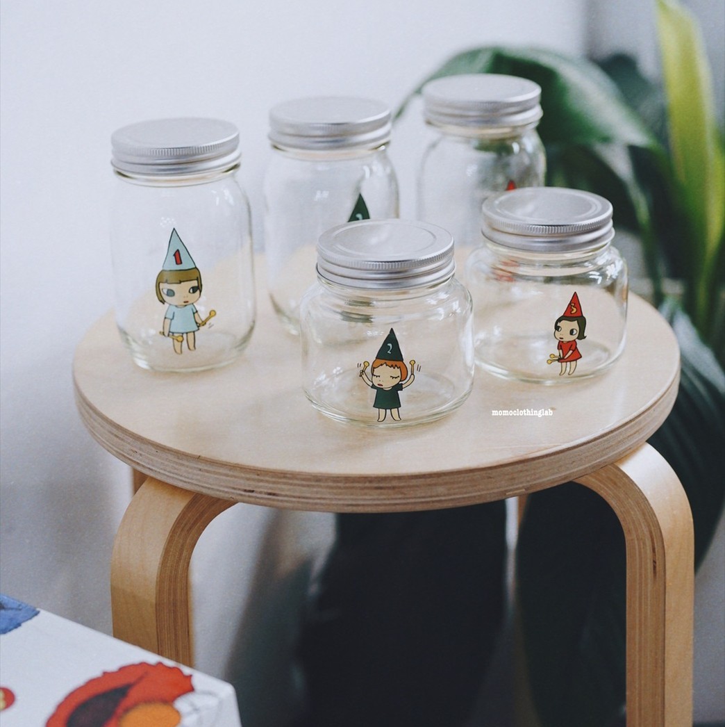 【現貨】奈良美智 玻璃密封罐頭 小 / 中