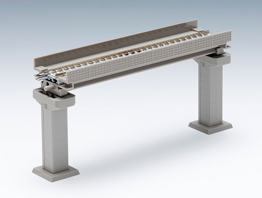 Tomix 3235 N規 PC 水平橋腳 P10 8入