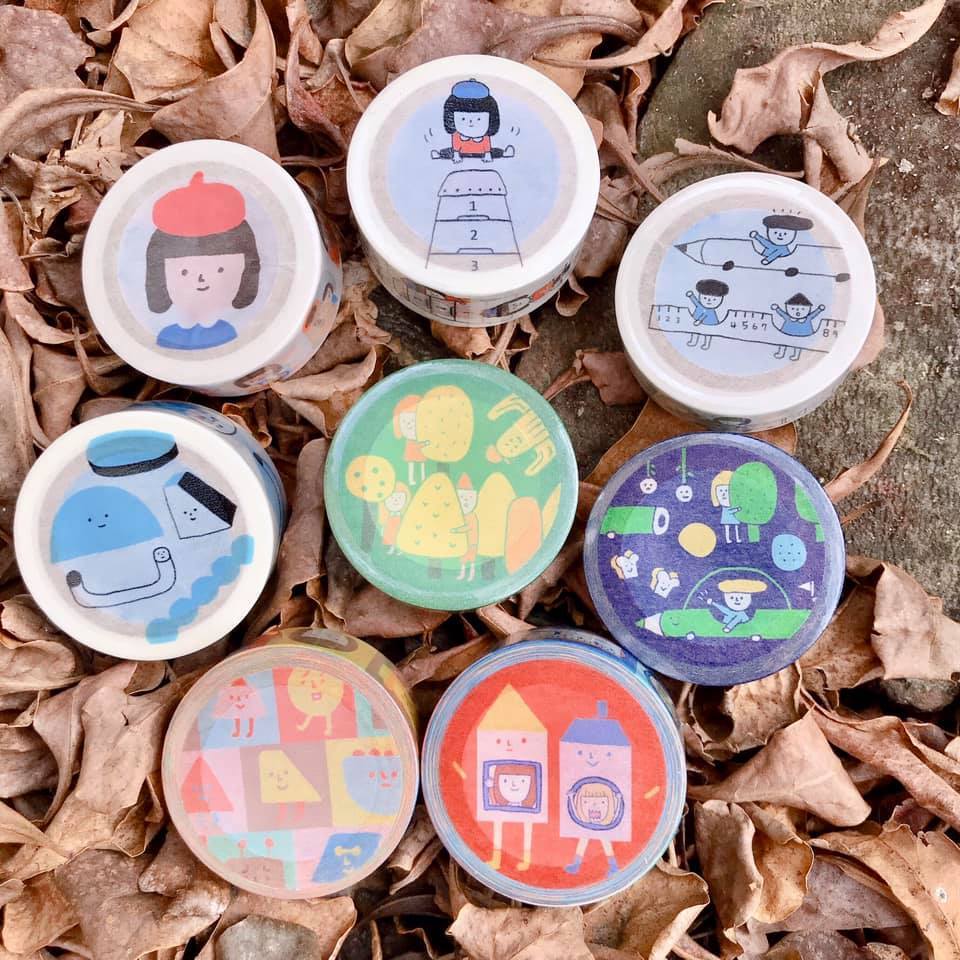 紙膠帶（8款）｜右手超人 臺灣