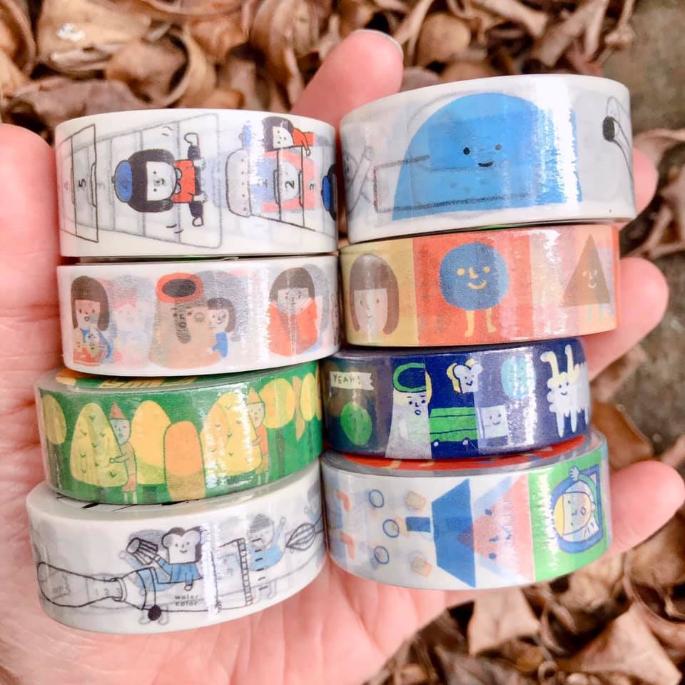 紙膠帶（8款）｜右手超人 臺灣