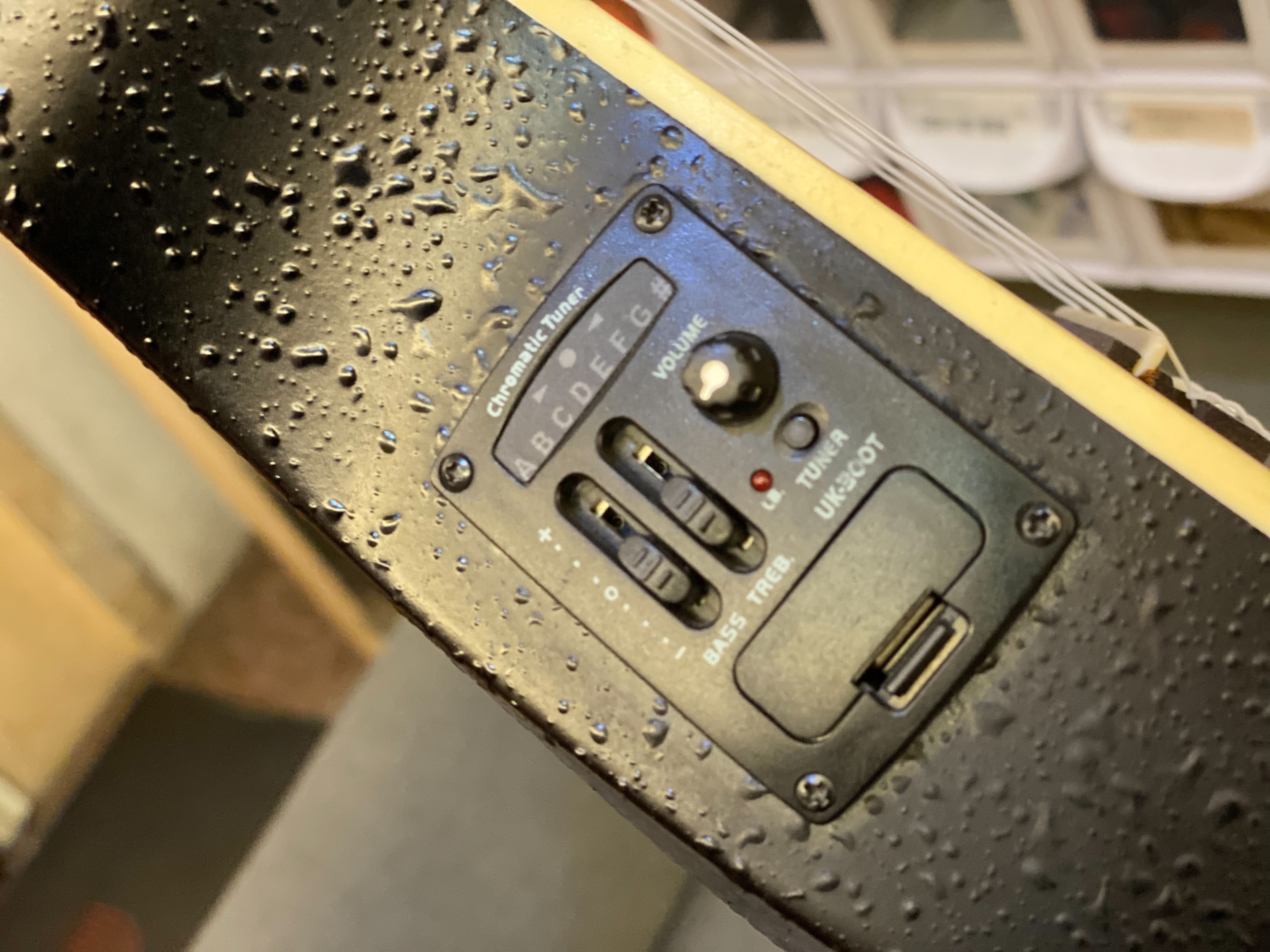 K 圓背 葡萄響孔 enya 23吋 拾音器 第 4 張圖片｜三峽配件 / 週邊