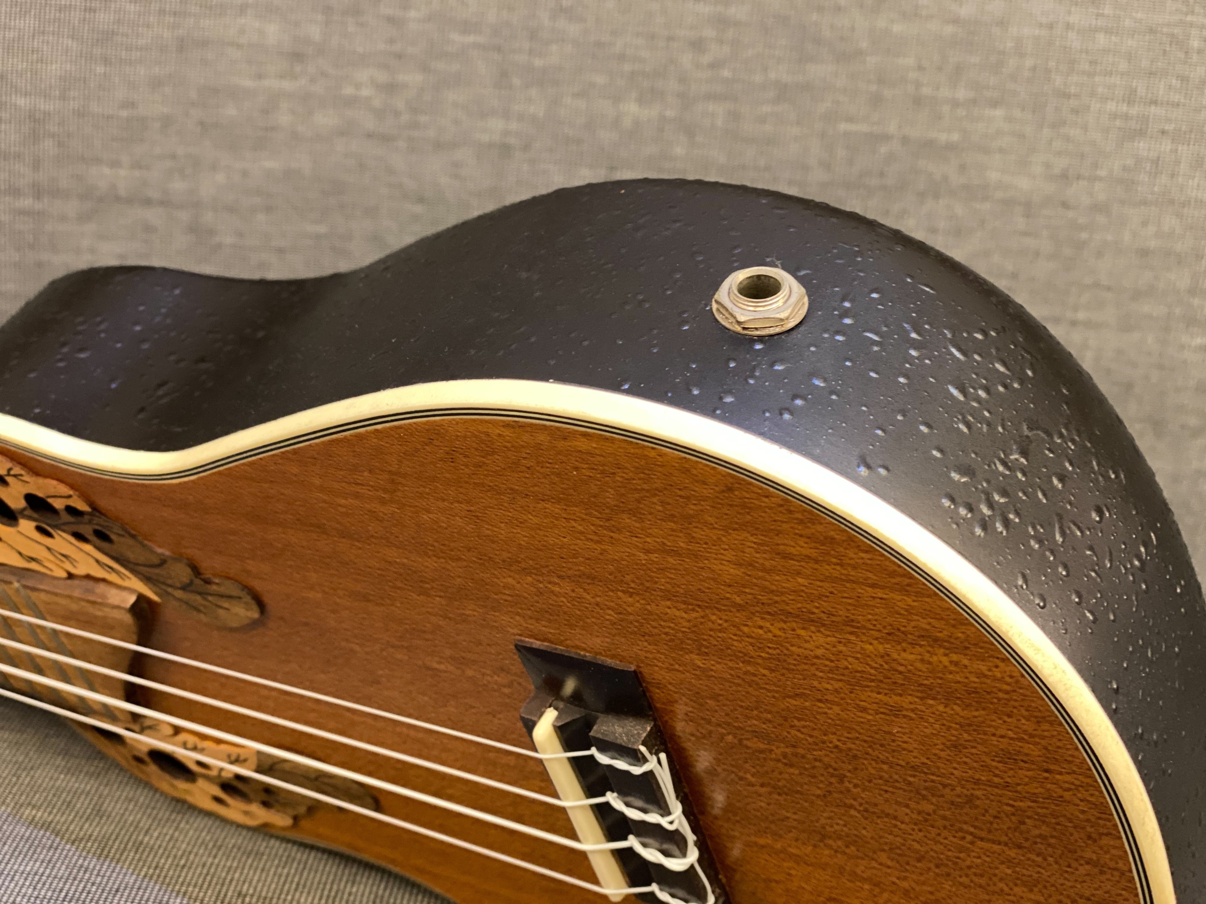 K 圓背 葡萄響孔 enya 23吋 拾音器 第 6 張圖片｜三峽配件 / 週邊