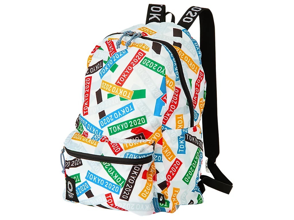 日本直送 Asics 可摺疊收納背囊 (2020 東京奧運會會徽）