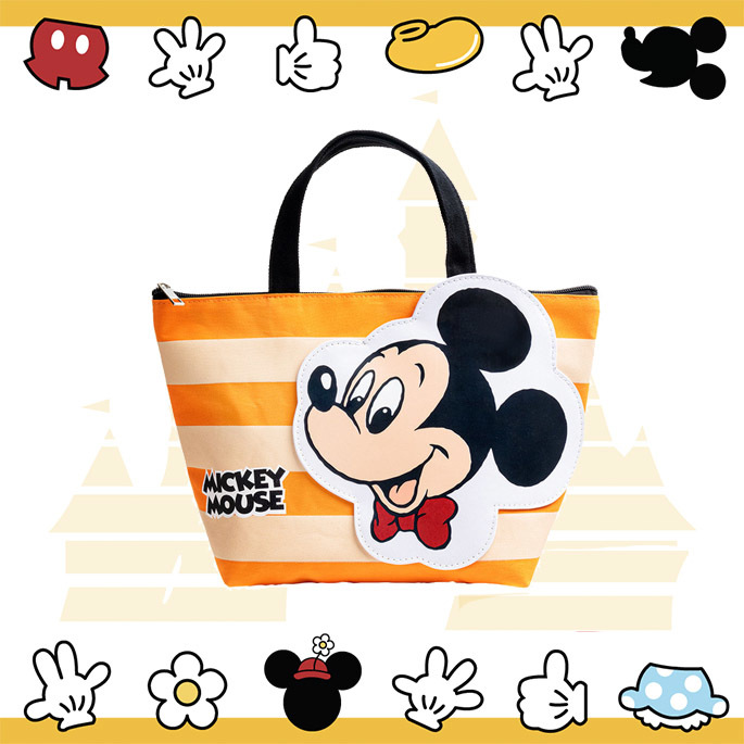 條紋米奇防水保溫便當袋