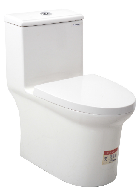 摩登 二段式超省水單體馬桶 C-5201-30/40cm｜原廠保固一年｜雙龍捲沖水｜抗汙釉面｜緩降馬桶蓋