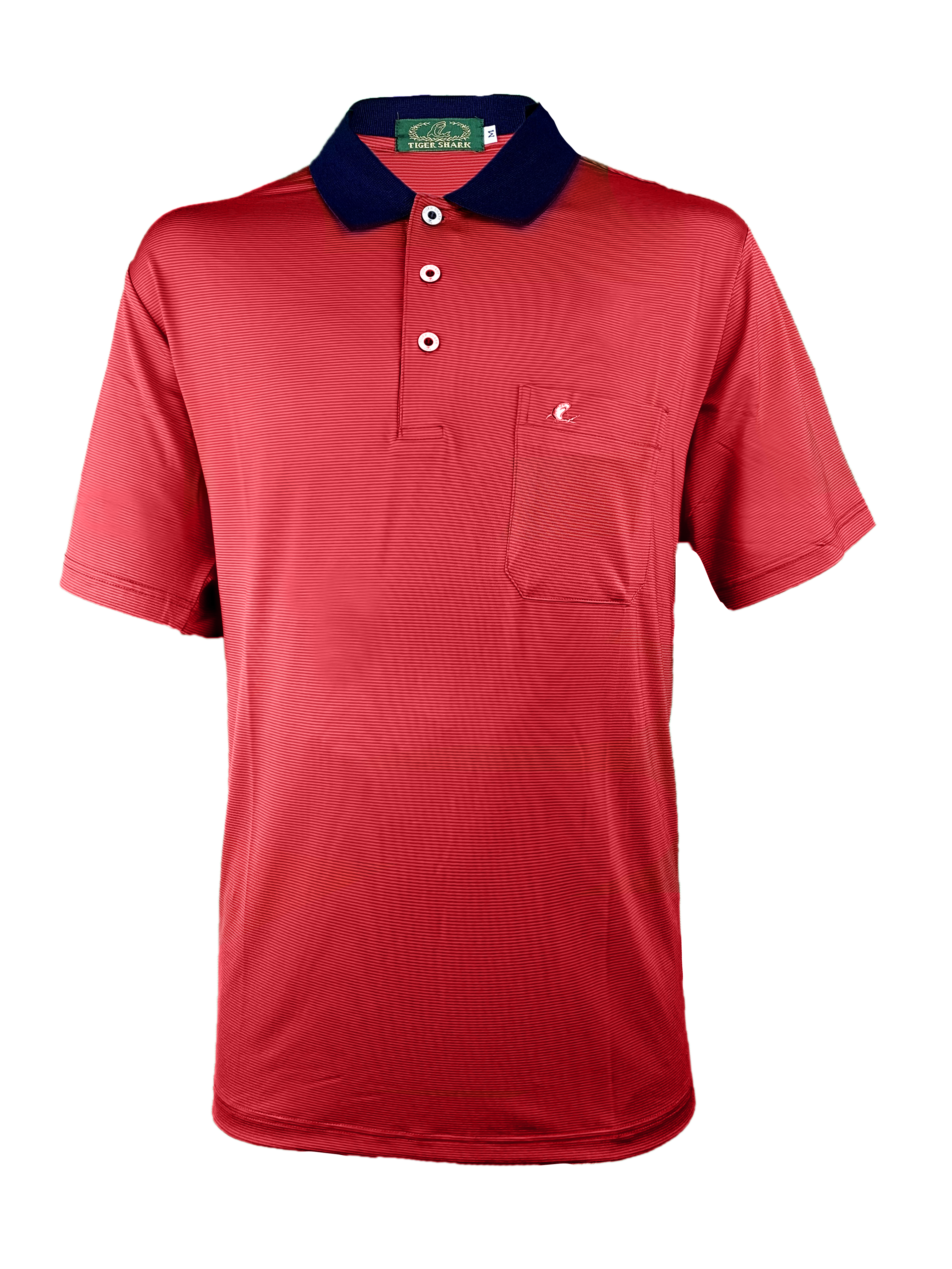 彈力排汗條紋POLO衫