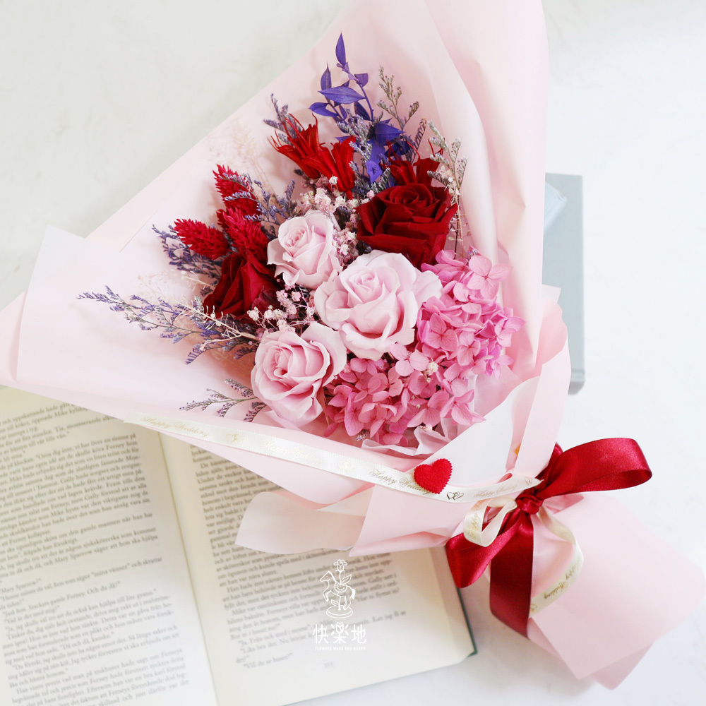 英倫情人 I 花束 I 永生花 ‧ 不凋花  PF210522