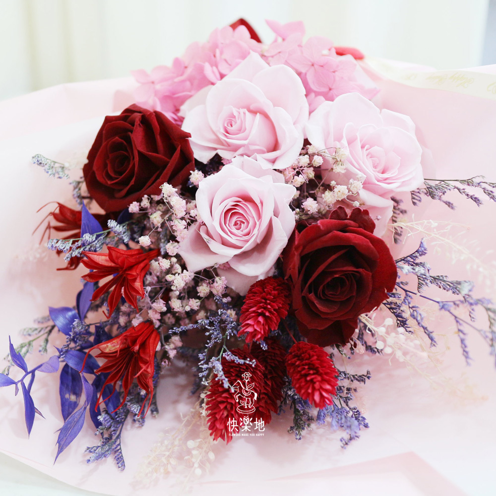 英倫情人 I 花束 I 永生花 ‧ 不凋花  PF210522