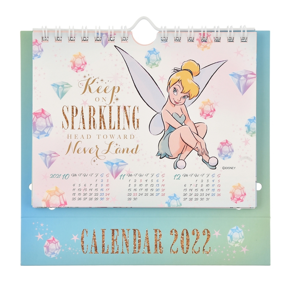 Tinkerbell Calendar 2022 Jds - Tinker Bell Desktop Calendar 2022 Sparkle Pop-Up Calendars &  Organizers