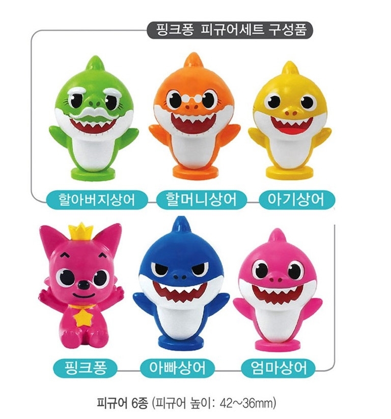 韓國直送🇰🇷Pinkfong/Baby shark公仔人偶套裝