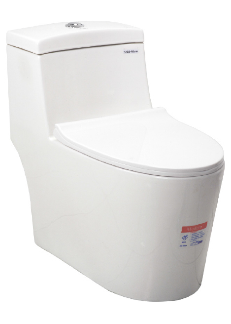 摩登 二段式超省水單體馬桶 C-5202-30/40cm｜原廠保固一年｜三龍捲沖水｜抗汙釉面｜緩降馬桶蓋