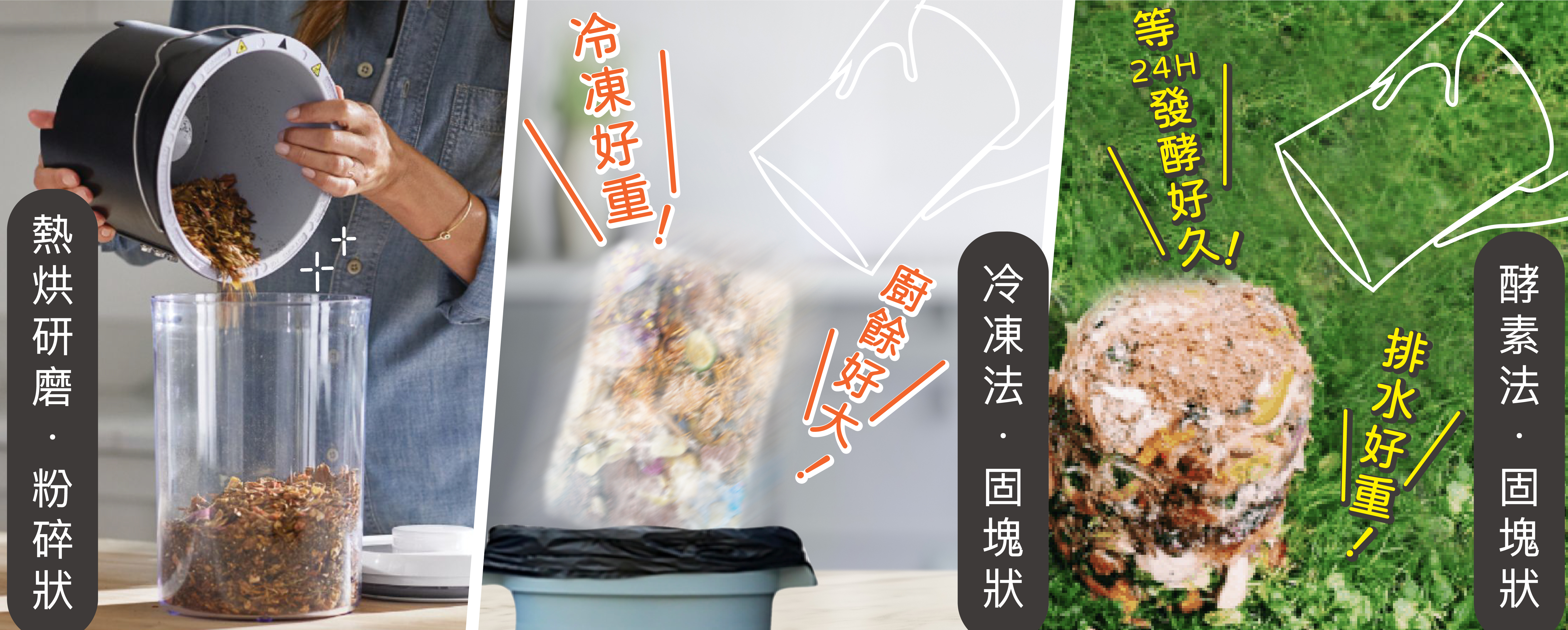 FoodCycler廚餘大師家用廚餘機廚餘熱烘研磨粉碎狀不用再冷凍變固塊狀好重酵素固塊法等24小時發酵好久排水好重