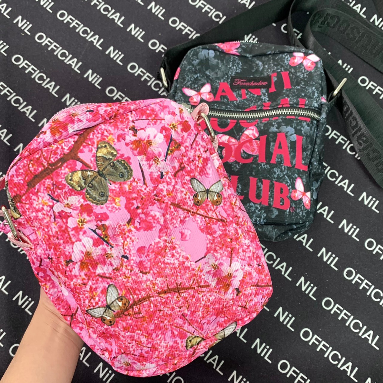 [現貨] Anti Social Social Club ASSC 兩色 蝴蝶 肩包 小包