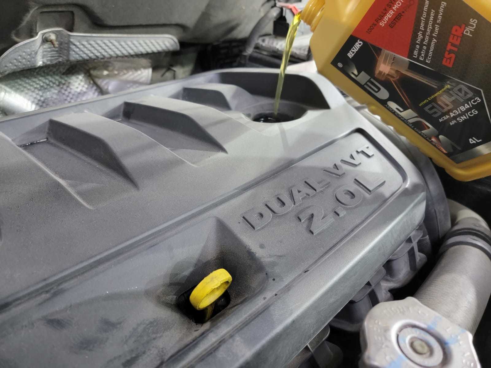 jeep compass juns car and audio super nano engine restorer oil change 換油 偈油