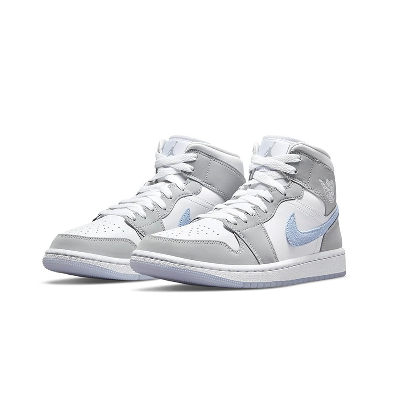 Air Jordan 1 Mid '' Wolf Grey '' 小DIOR 灰女款BQ6472-105