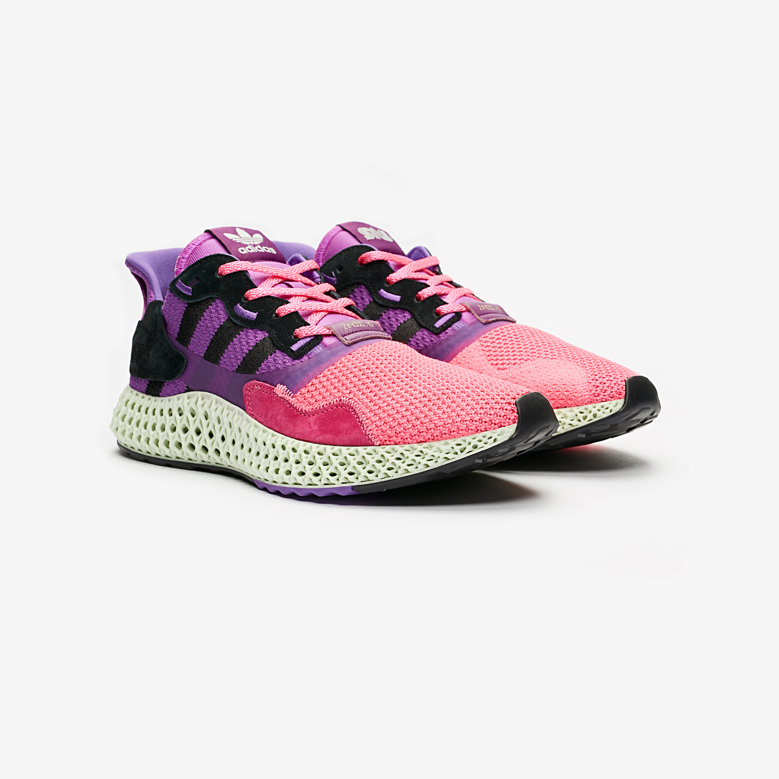 【 adidas X SNS ZX4000 4D 日落紫頂級聯乘限定款】