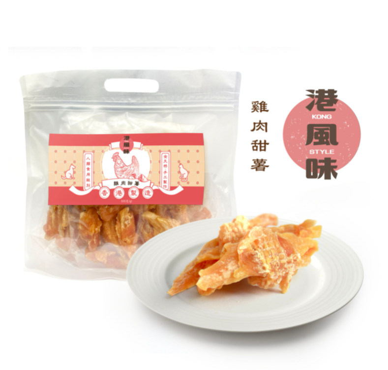 ※$205@ 2包※ [香港製造] 港風味 KONG STYLE 雞肉甜薯500g