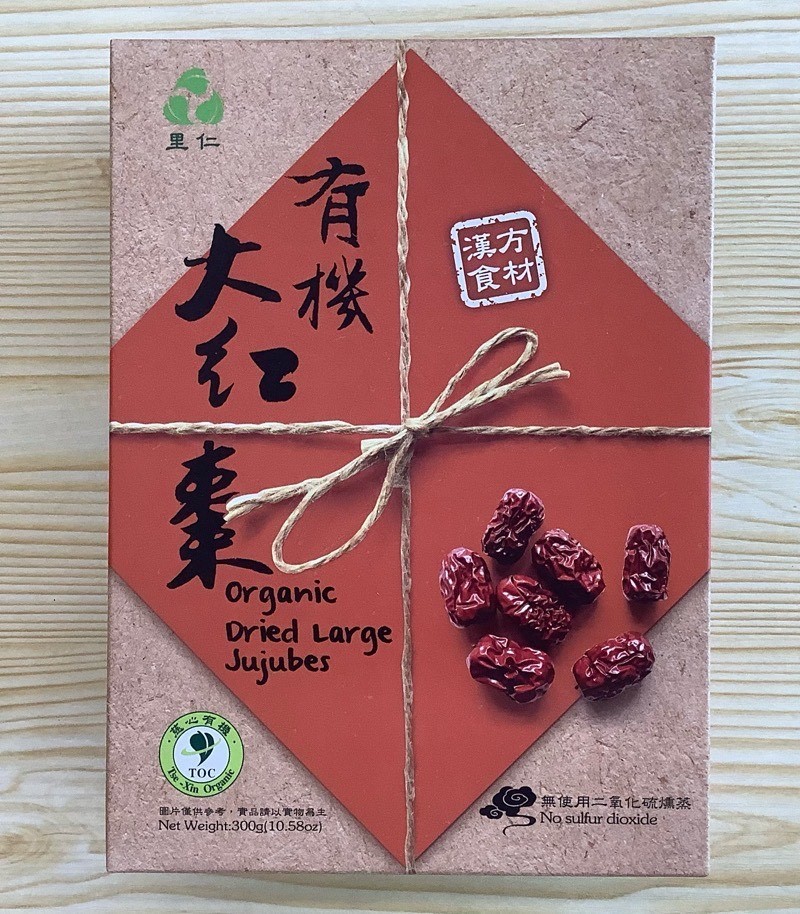 Organic dried large jujubes (best before 3 Dec 2026)