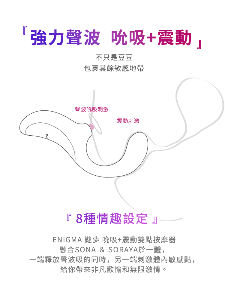 LELO ENIGMA 聲波吸吮 G點按摩器