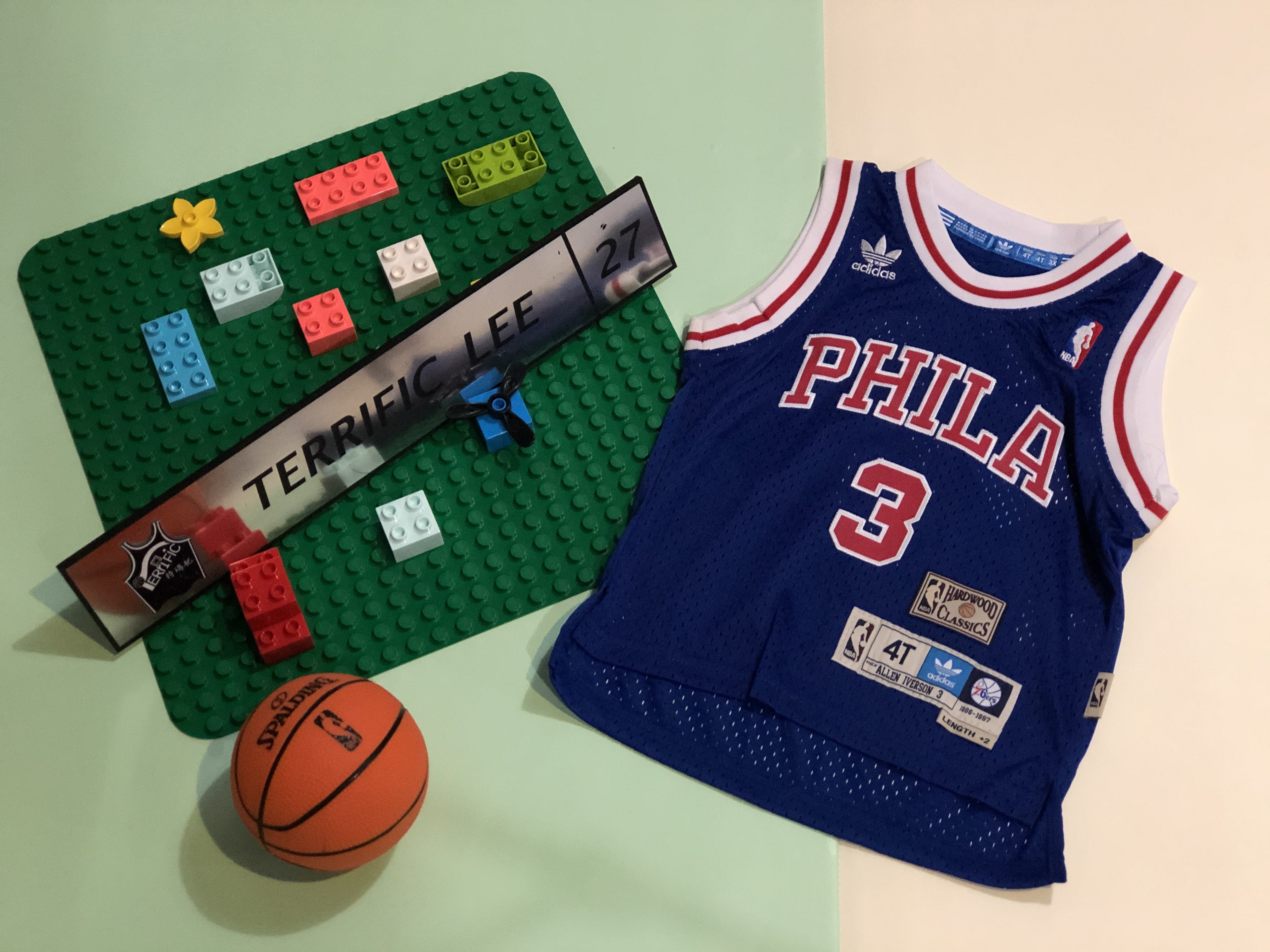 NBA球衣 Allen Iverson 費城七六人復古藍 童裝 Adidas 全新 小童 幼童 非青年版