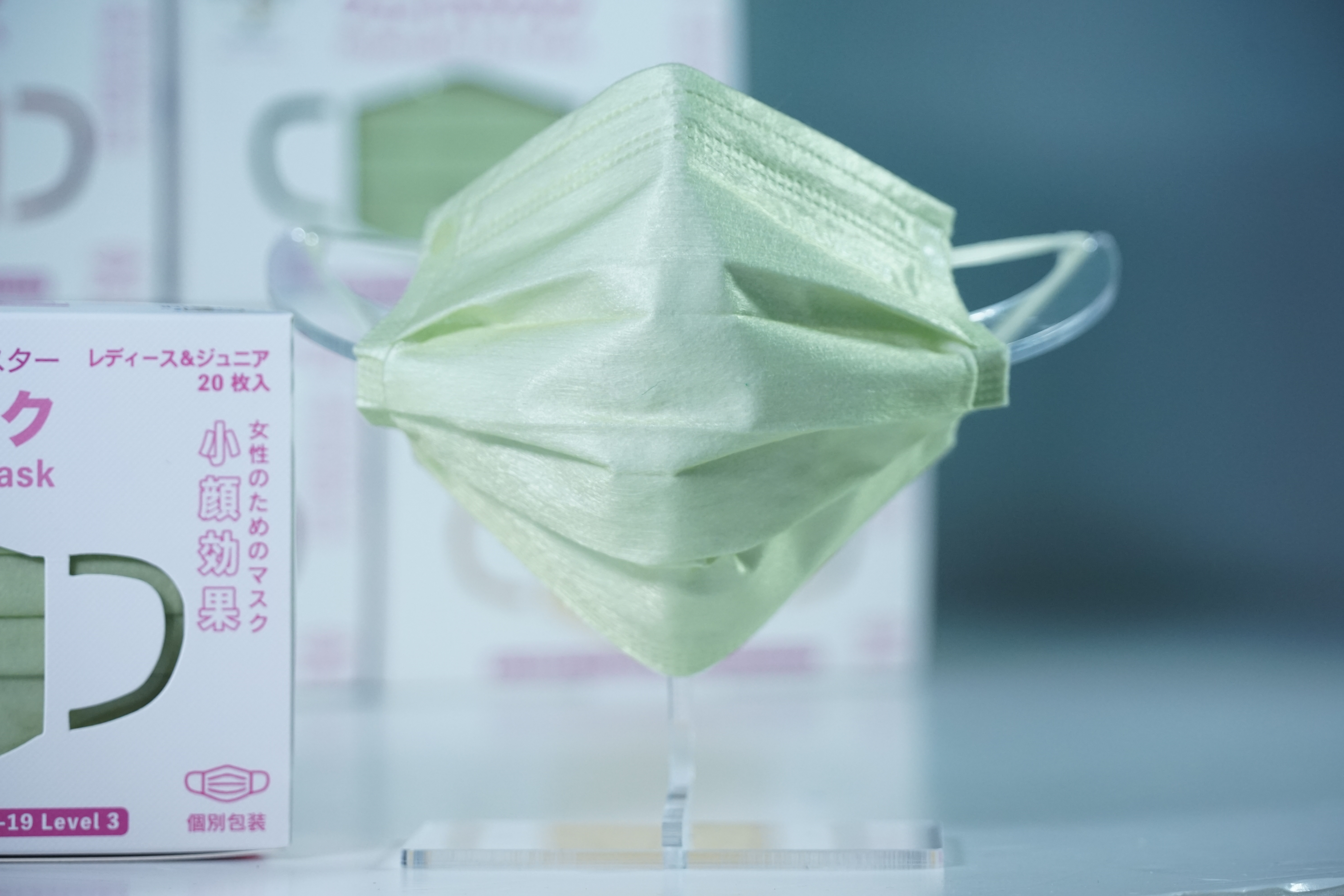 【白金星光系列】Lanchester 小童三層防護口罩 星光綠二十片 獨立包裝