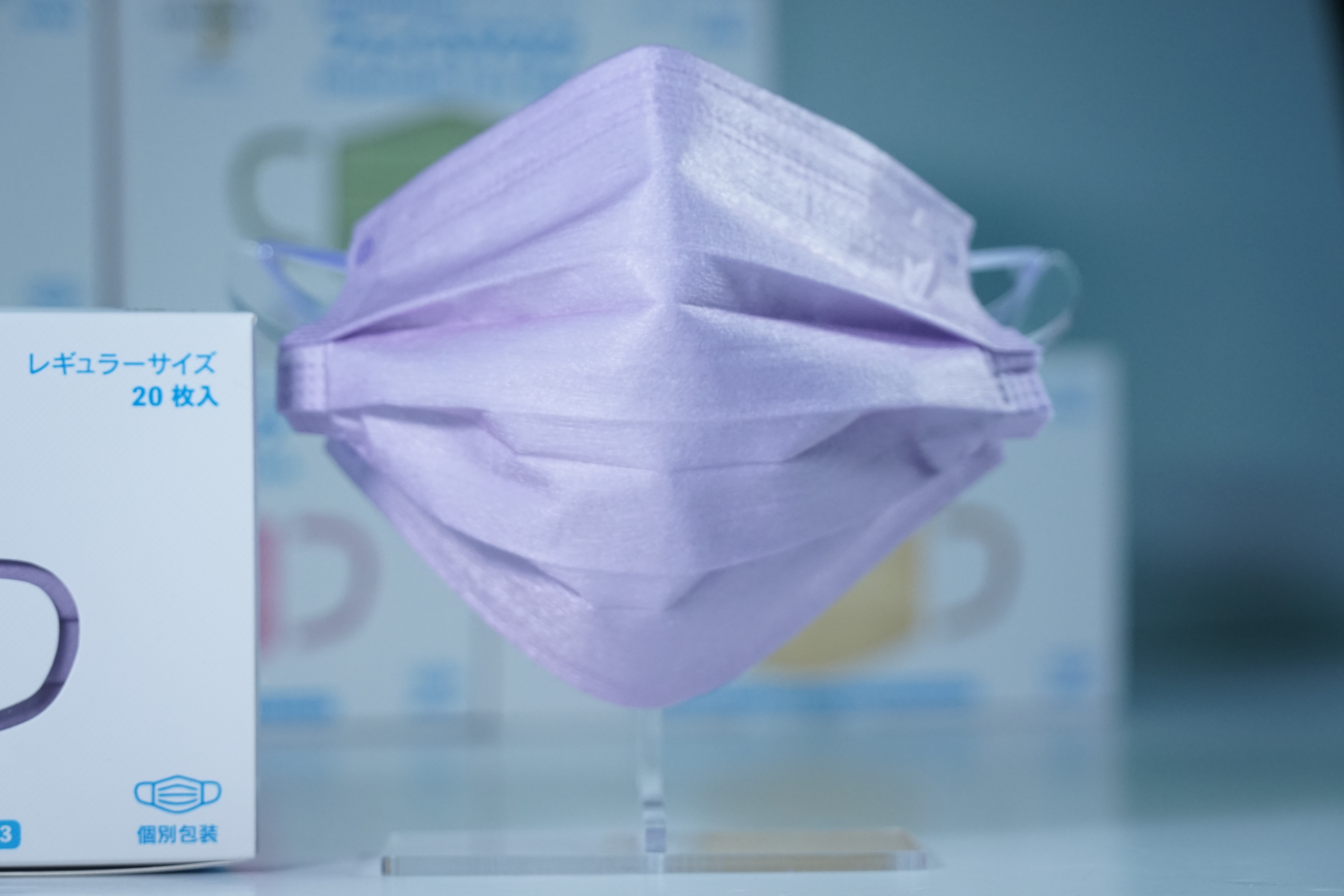 【白金星光系列】Lanchester 成人三層防護口罩 星光紫二十片 獨立包裝