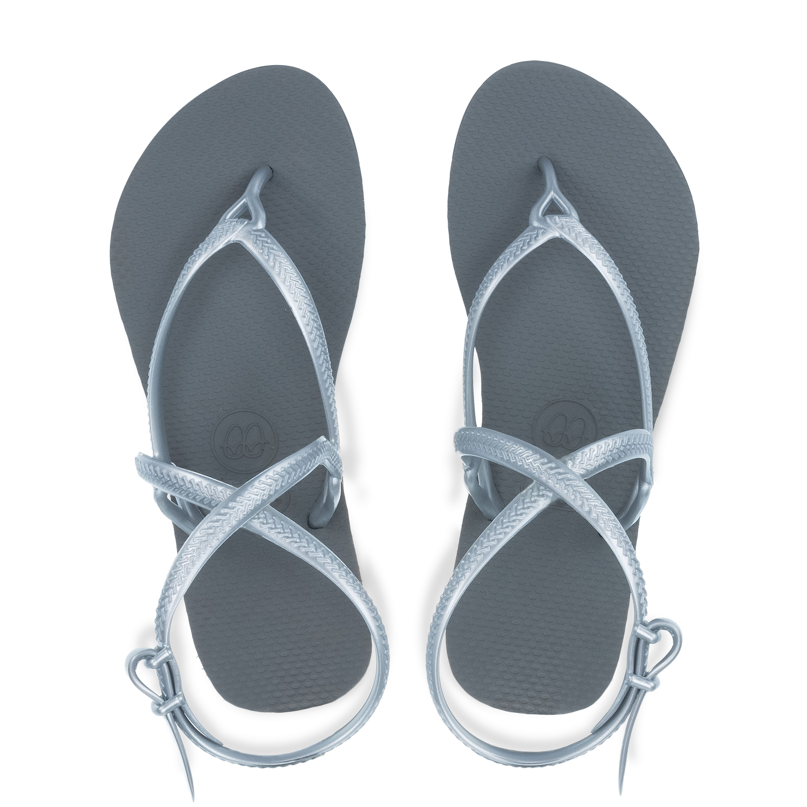 ROME羅馬涼鞋 女款Classic素色-銀河灰 腳型修長款