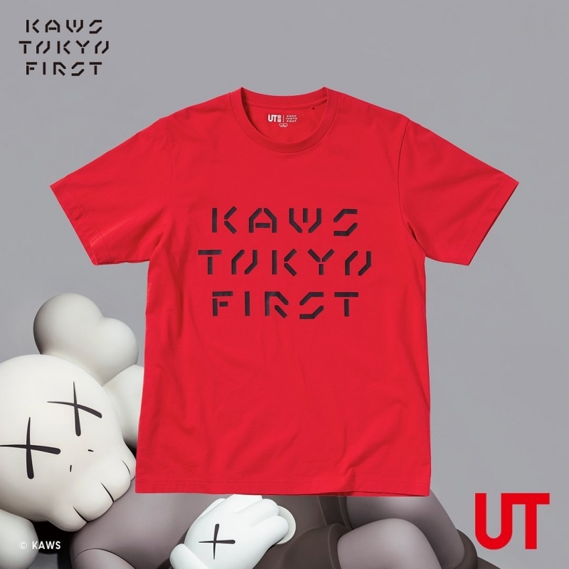 -(B04)-KAWS TOKYO FIRST X UNIQLO UT 2021 聯名短T