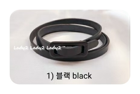 長方扣幼皮帶 AS27