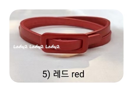 長方扣幼皮帶 AS27