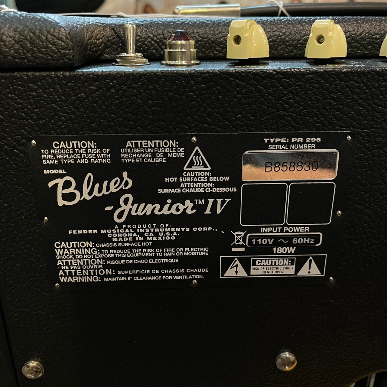 Fender Blues Junior IV 15瓦 全真空管 電吉他音箱 公司貨 【宛伶樂器】