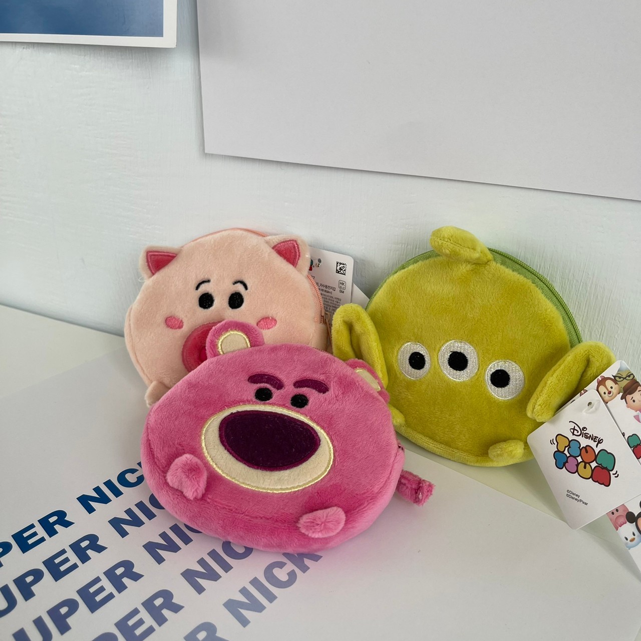 預購 韓國 玩具總動員 小零錢包 熊抱哥/三眼怪/火腿豬