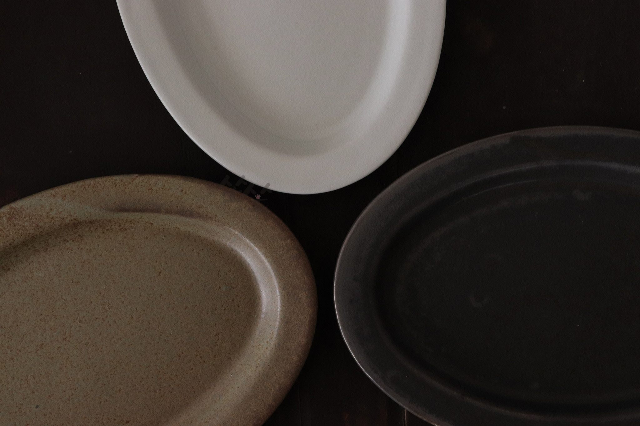 Ancient Pottery 復古橢圓盤