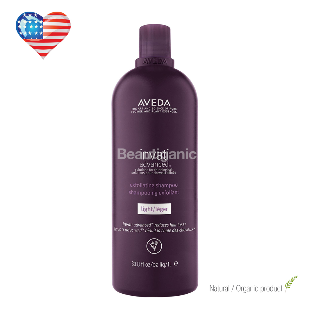 Aveda Invati Advanced 頭皮淨化洗髮水- 輕柔配方 1000ml - (幼細髮質、中性至油性頭皮)