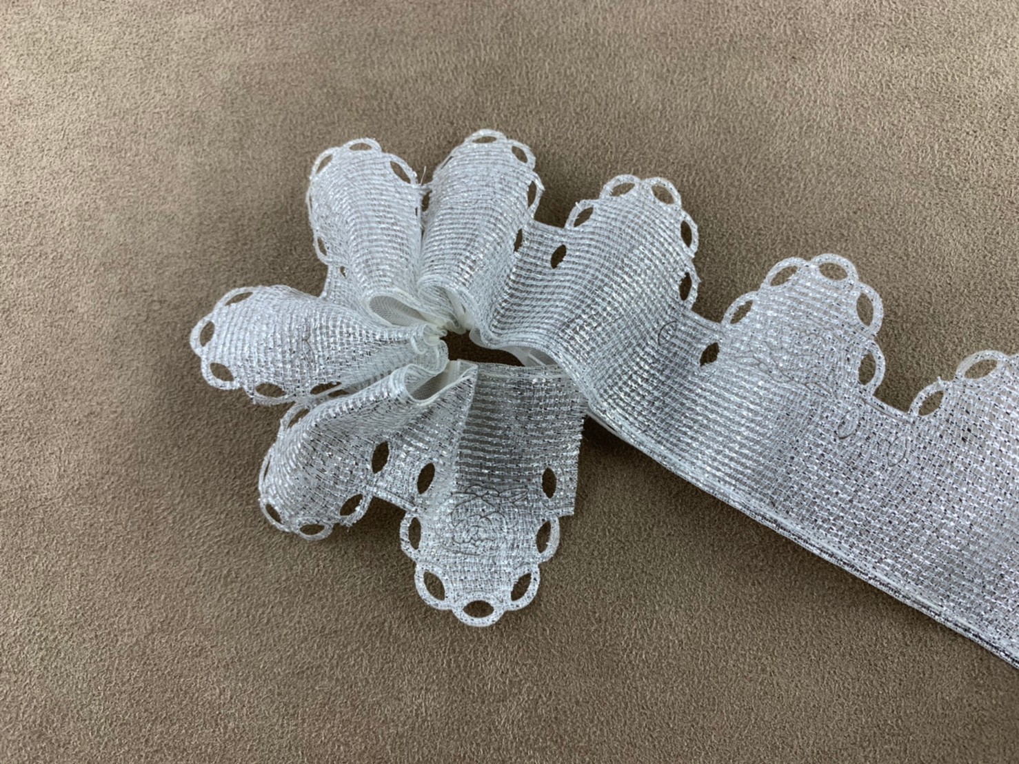 金蔥花邊口袋拉花/50mm