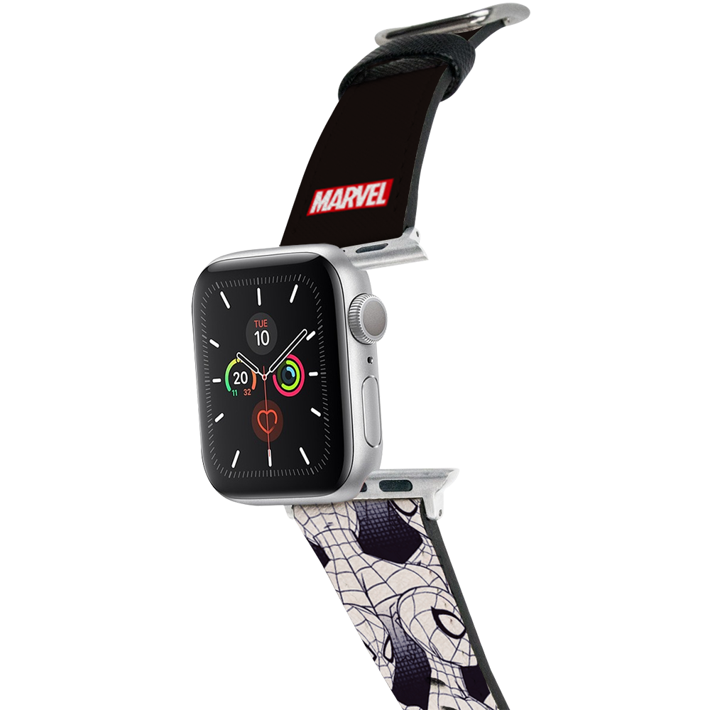 Marvel-Apple Watch錶帶-皮革系列-蜘蛛俠 Spider-man