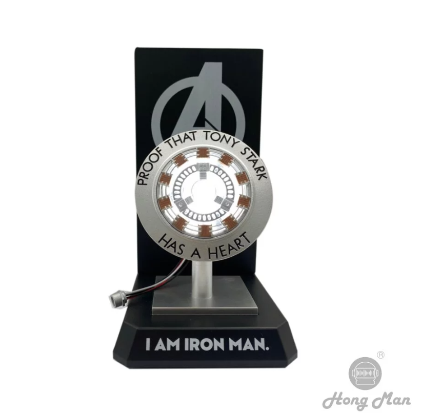 Marvel-小夜燈無線充電座-Ironman反應爐
