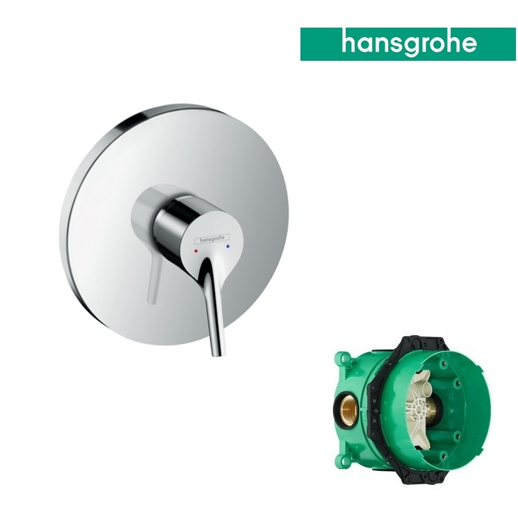 hansgrohe Talis S 72605, -000 + 01800, -180 Single lever shower mixer for concealed installation