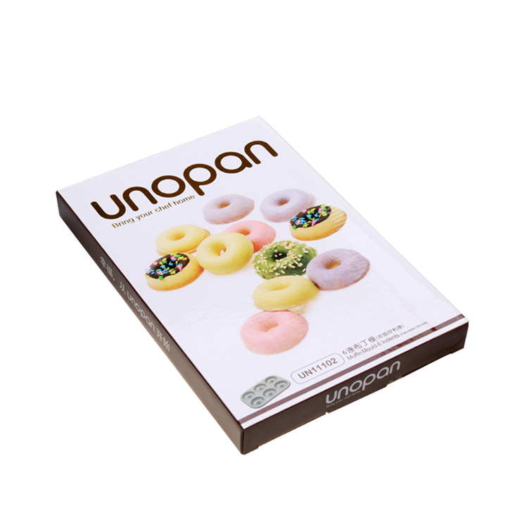 【Unopan 6 Links Cup Cake Mould】 Donut Non-stick Series 800 UN11102
